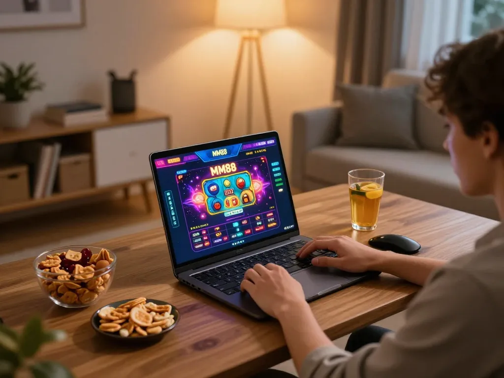 Engaging online gaming experience at https://mm88.vin/ with vibrant visuals and cozy atmosphere