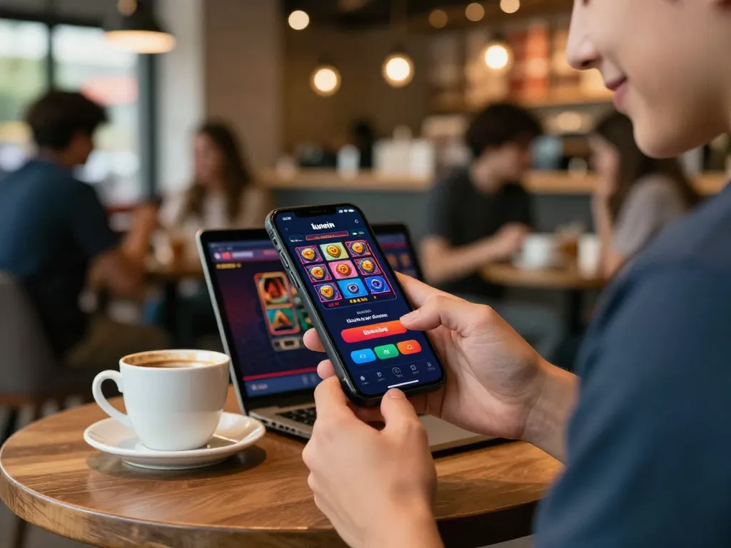 Accessing kuwin đăng nhập on a smartphone for an engaging mobile casino experience.