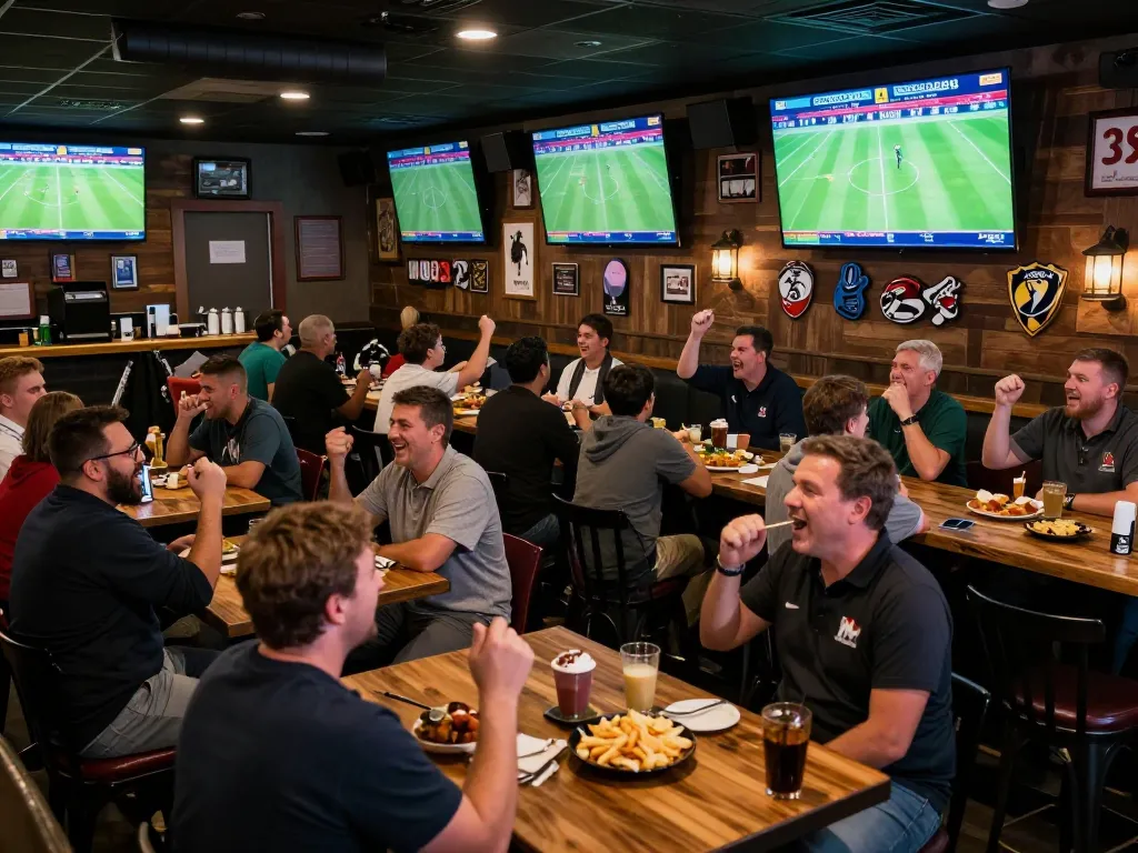 Watch live football matches and place your bets for thrilling ดูบอลสด experiences at a lively sports bar